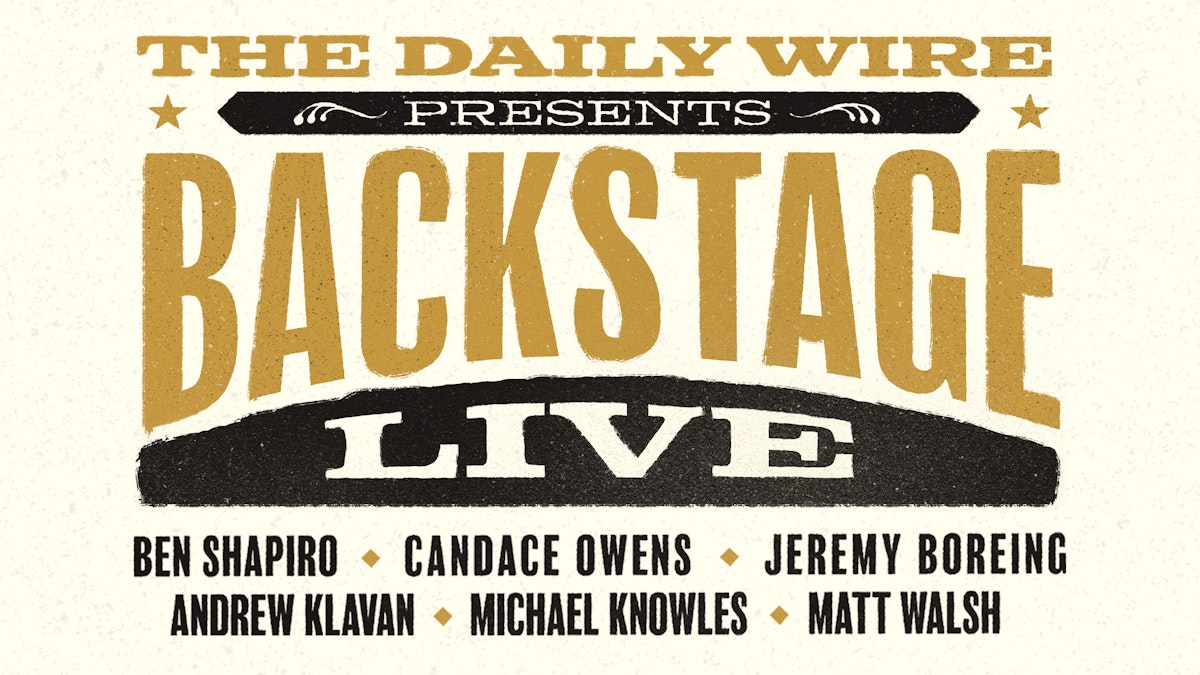 Backstage Live At the Ryman The Daily Wire