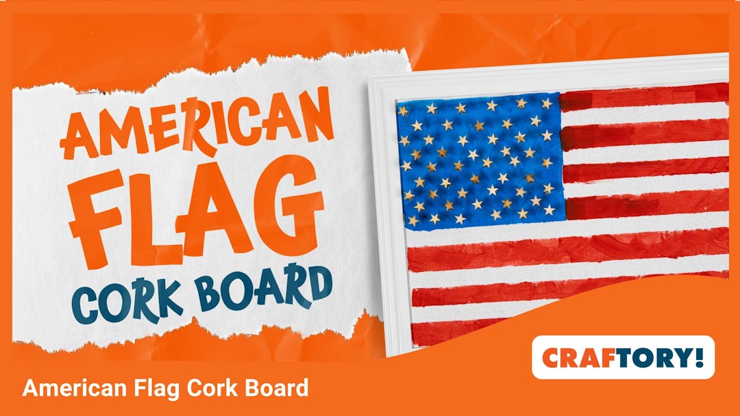 Craftory: American Flag Cork Board