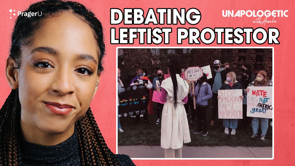 Debate with Leftist Protester over PragerU Video - Unapologetic LIVE ...