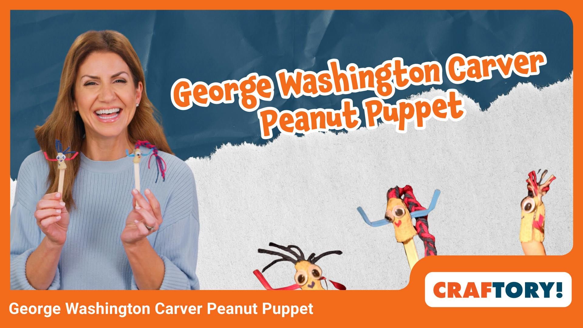 George Washington Carver Peanut Puppet