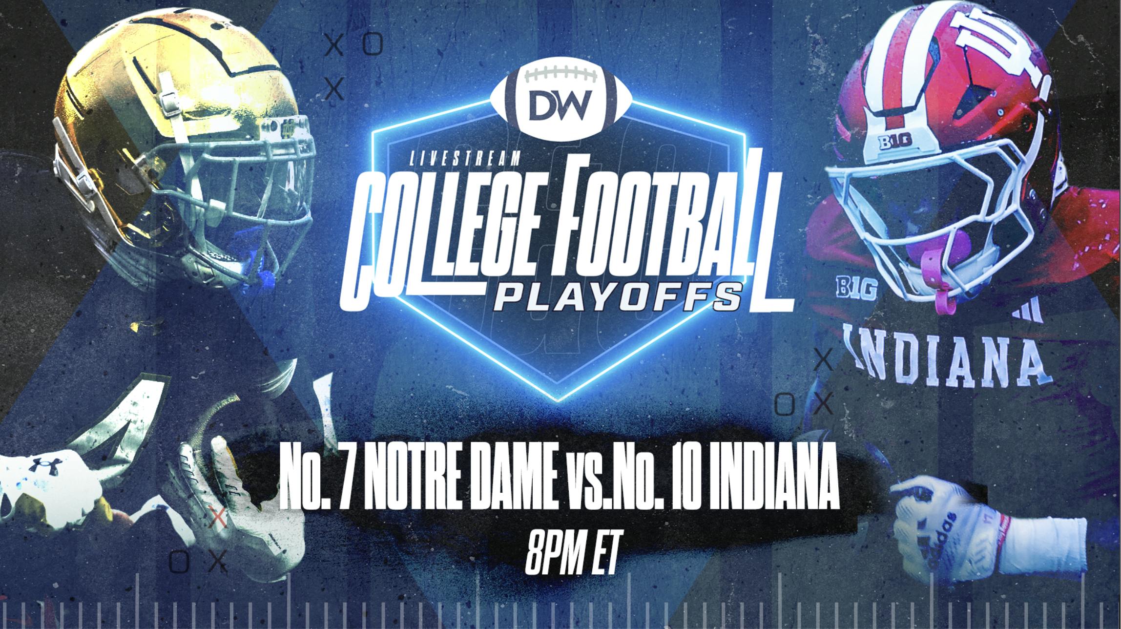 Notre Dame vs. Indiana LIVE: College Football Playoff Game One | 2024