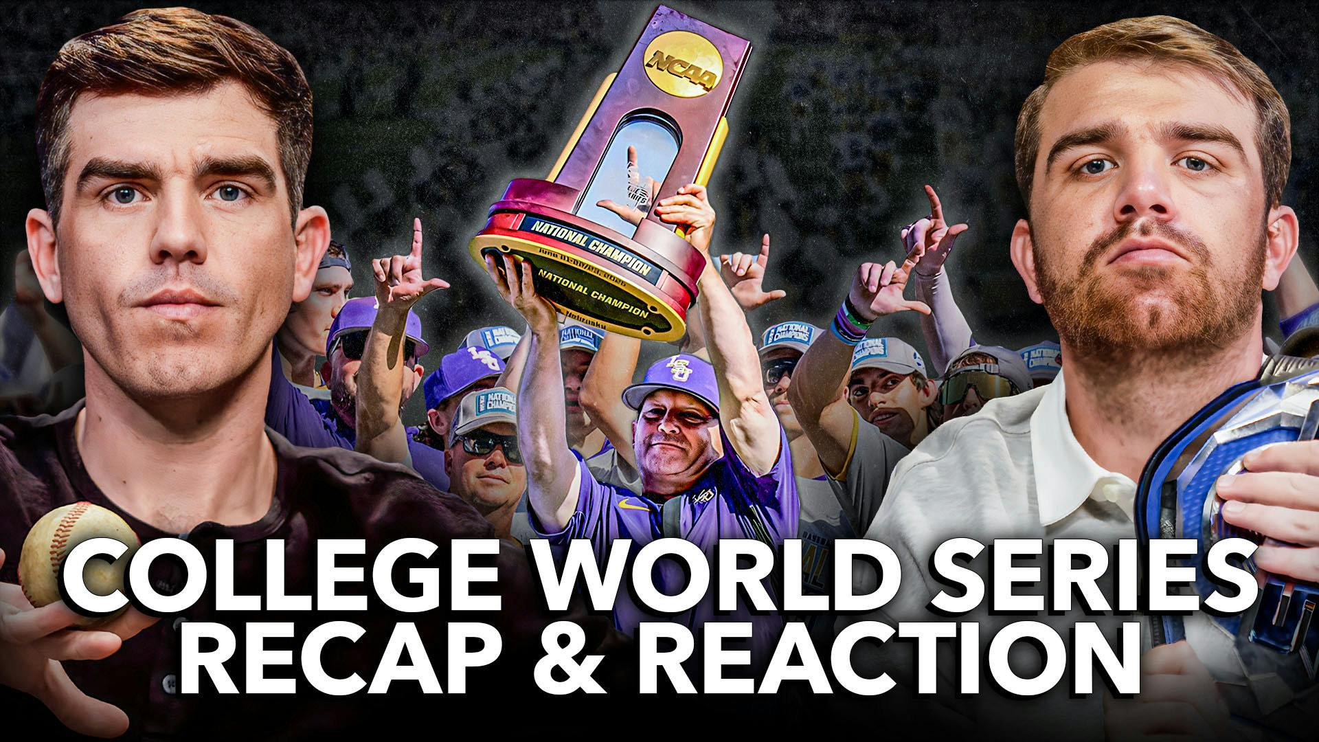 LSU Dominates - Coaches Get Ejected | Full College World Series Recap & Reaction | Crain & Company
