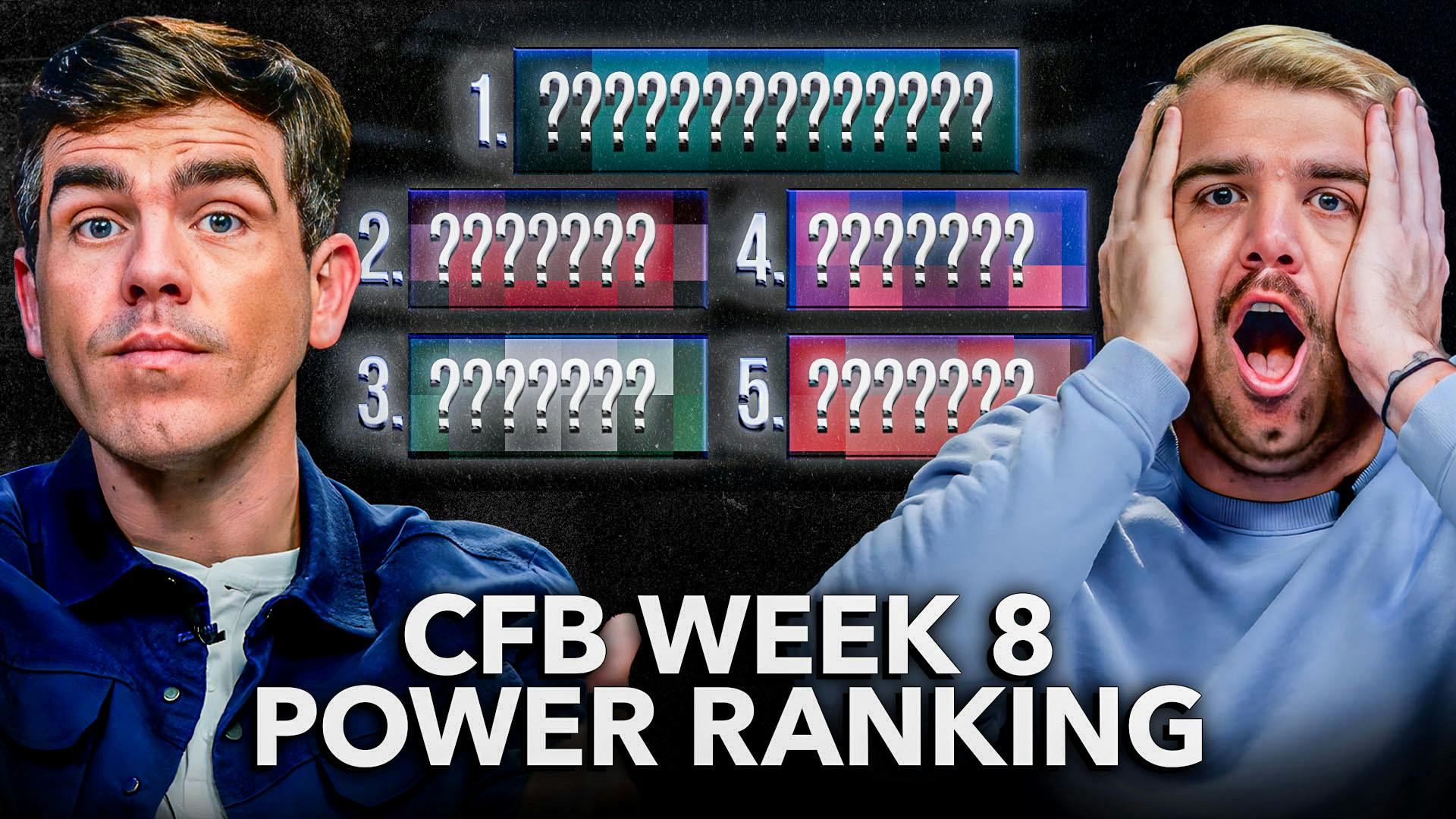 College Football Week 8 Power Ranking | Who Should be #1?