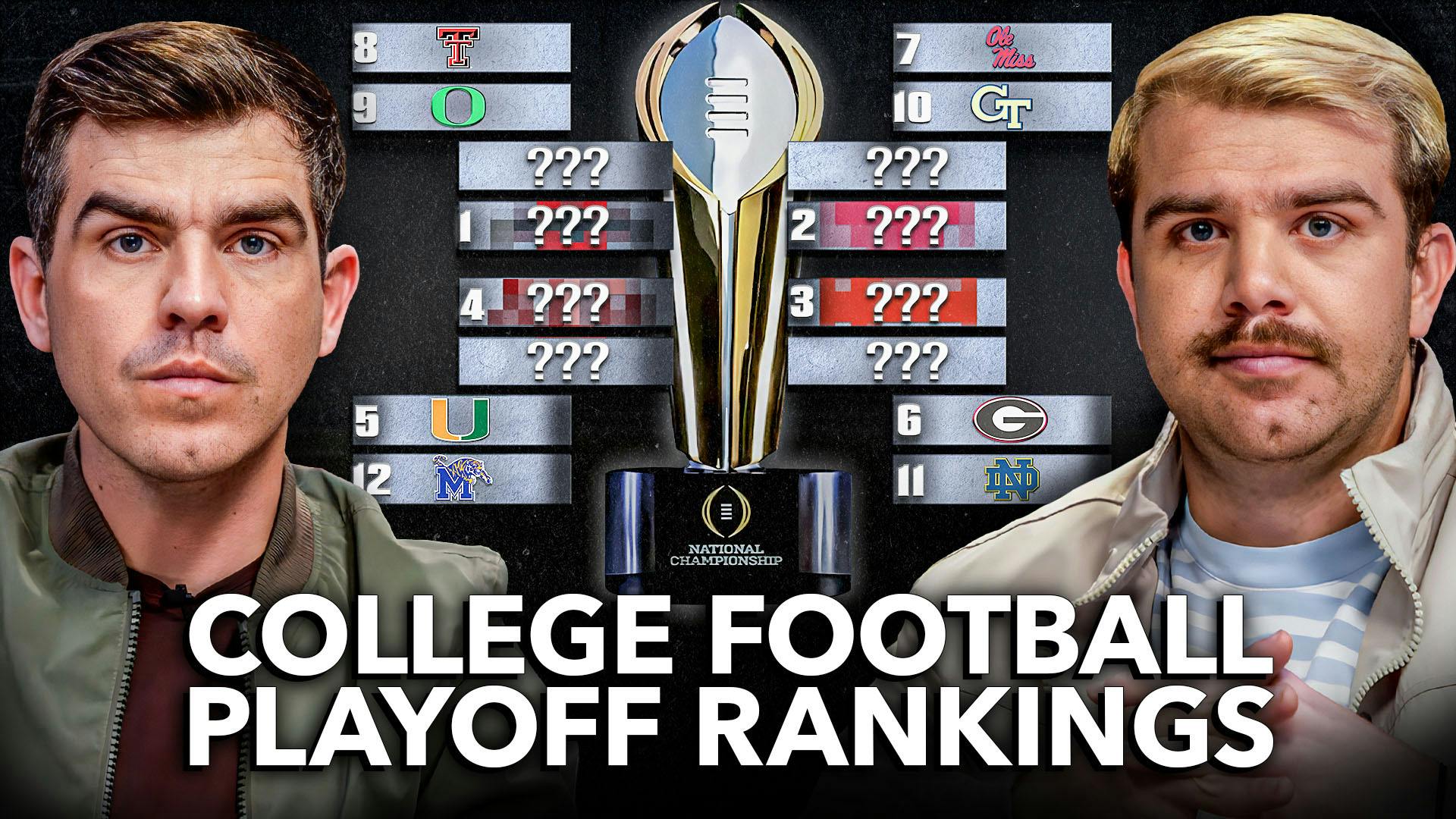 NEW College Football Playoff Rankings Week 10 | CRAZIEST Scenario Yet