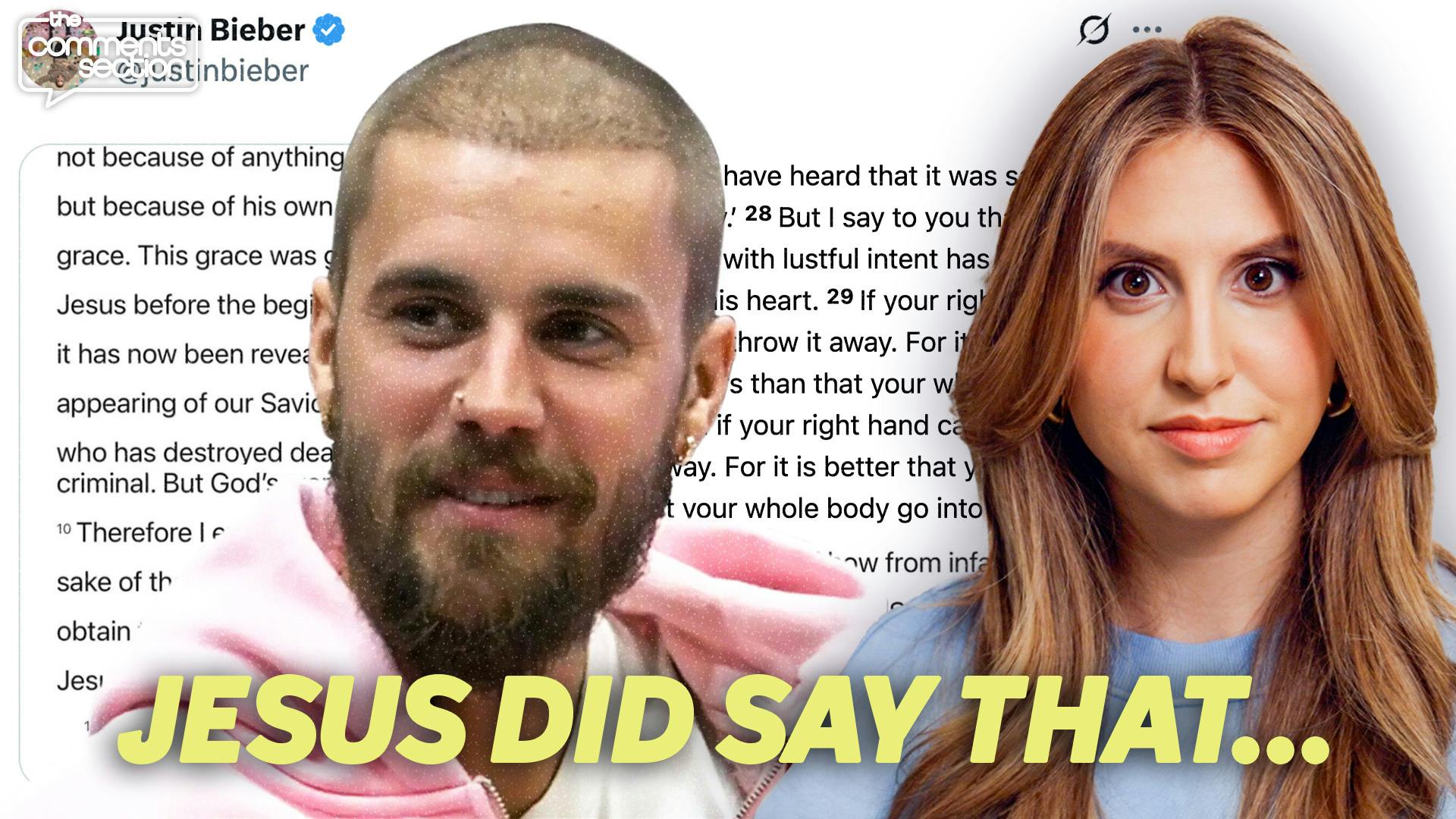 Justin Bieber Is Making Jesus's Commands Go Viral