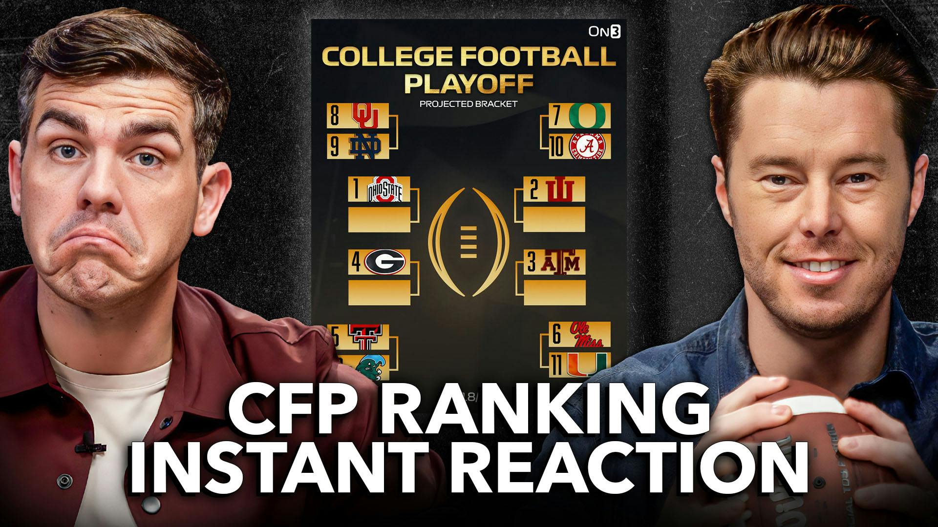 BREAKING: New College Football Playoff Ranking INSTANT REACTION