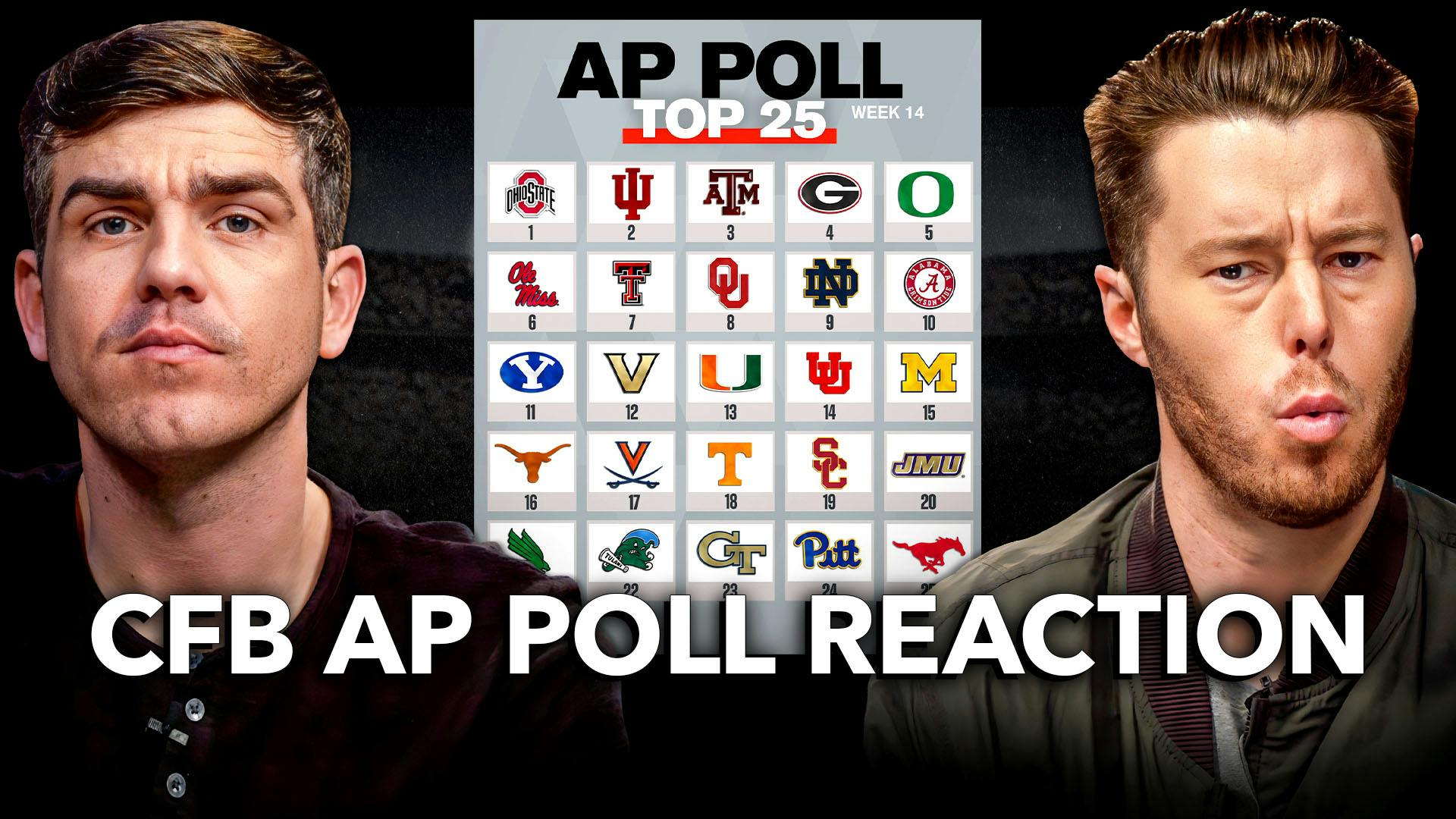 AP POLL REACTION & College Football Week 13 Recap | Alabama Still Behind Notre Dame?