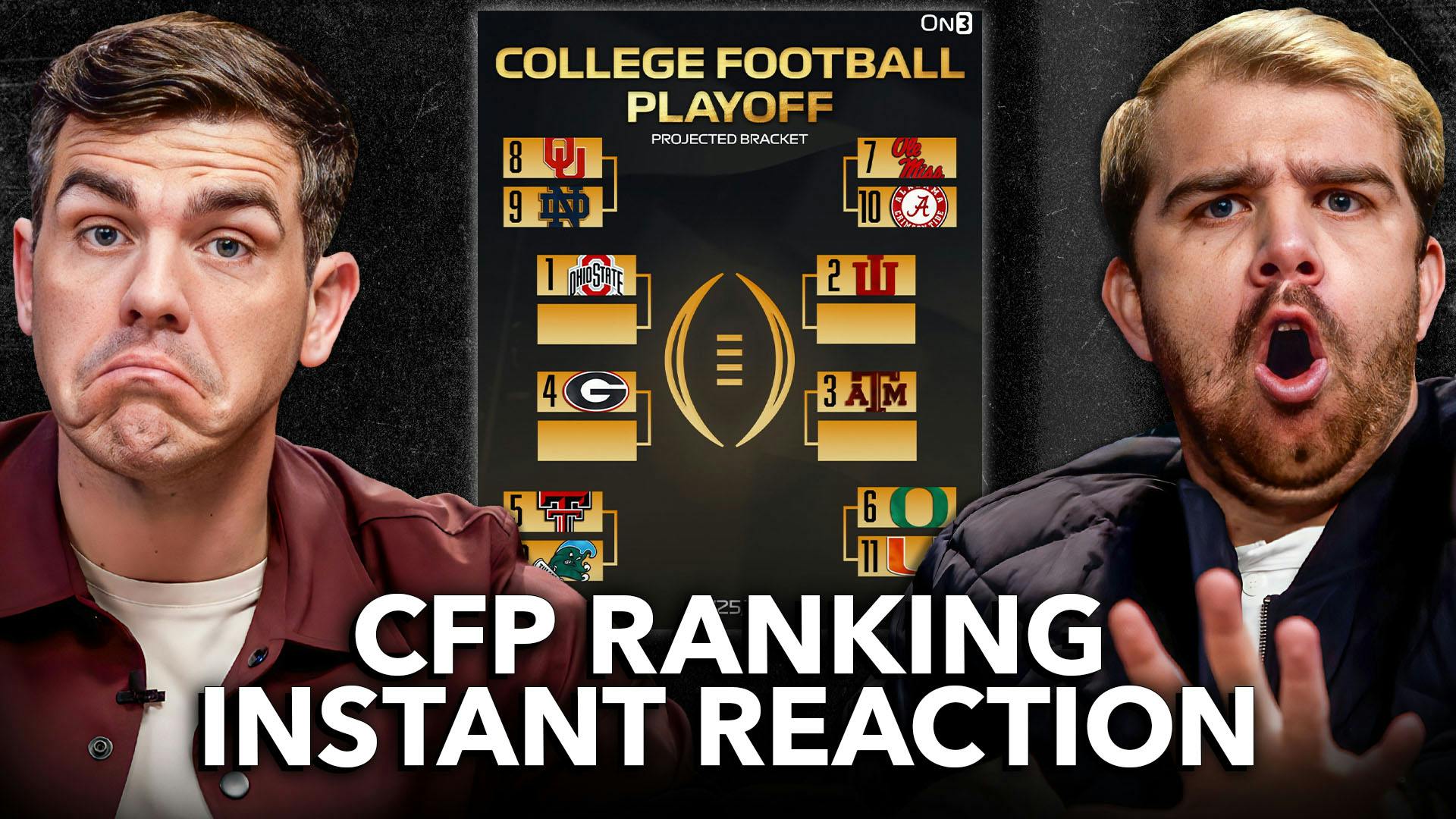 BREAKING: New College Football Playoff Ranking Instant Reaction | Oregon Jumps Ole Miss