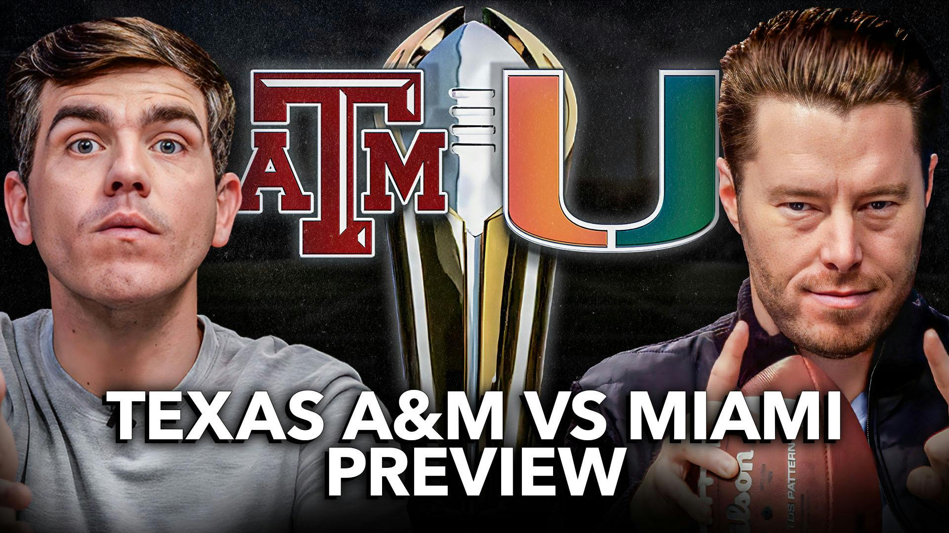 Texas A&M vs Miami College Football Playoff Rd. 1 PREVIEW