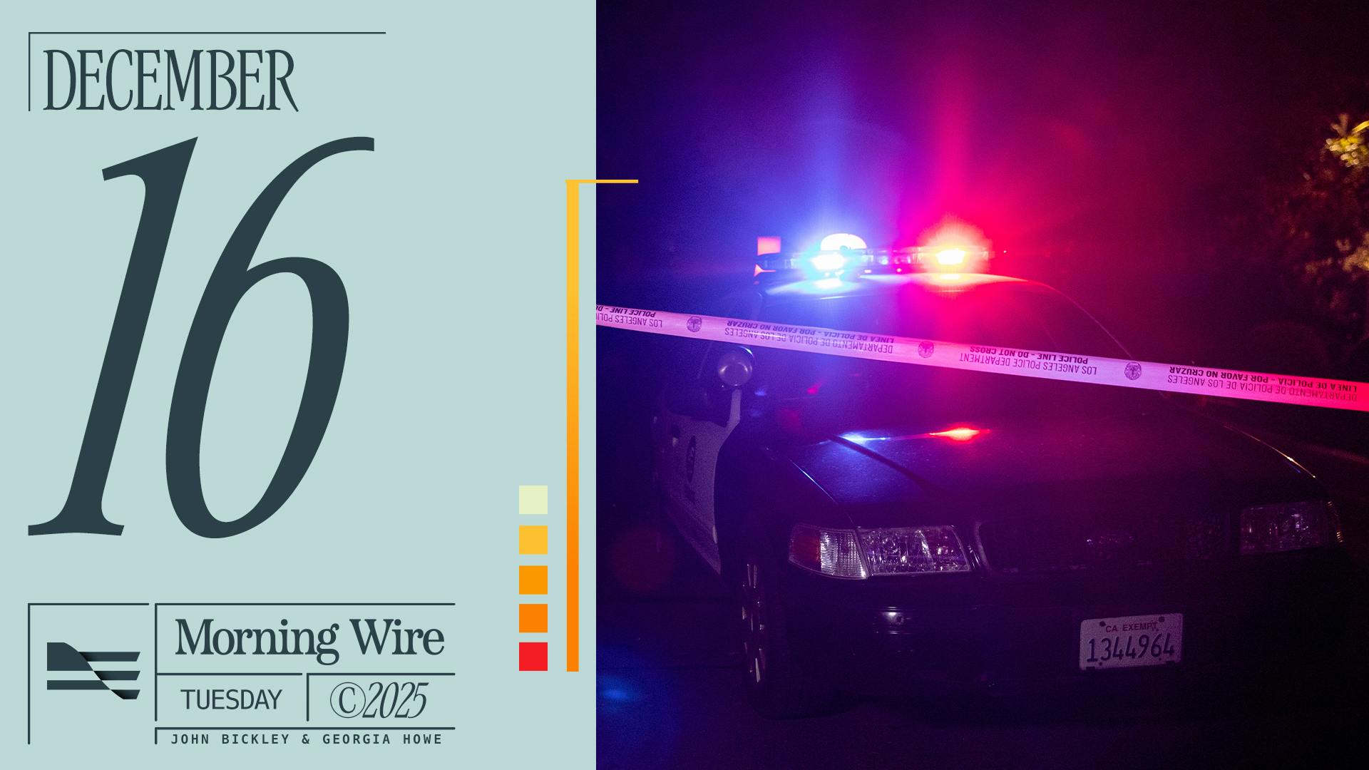 Reiner Son Arrested & FBI Kneecaps Terror Plot | 12.16.25