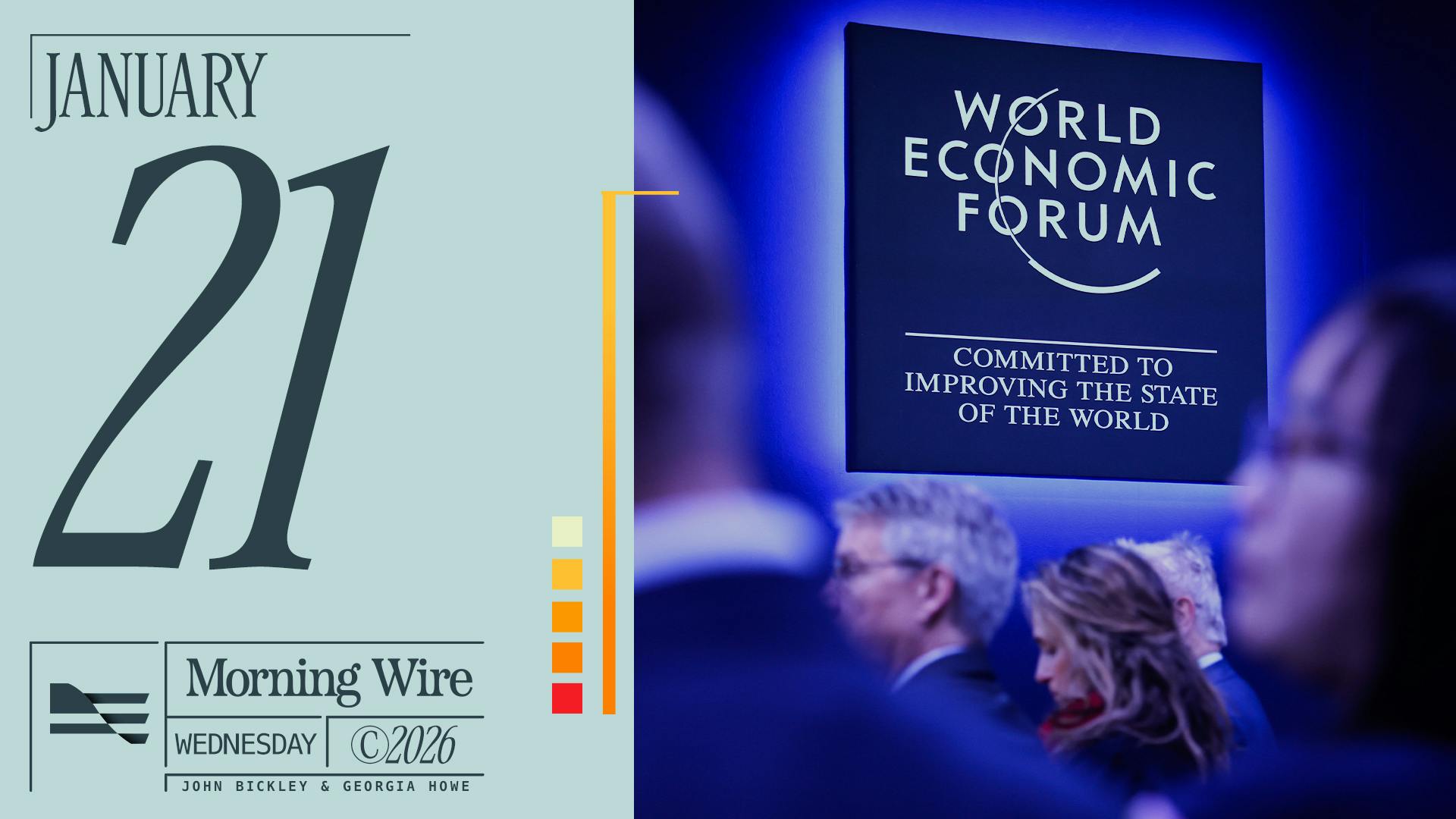 Greenland Dominates WEF Panels & Robinson Trial Stalled? | 1.21.26