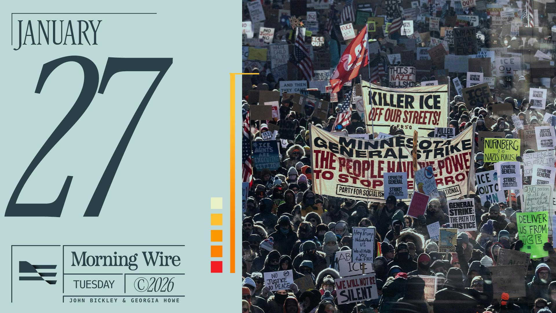 Trump-Walz Détente & Anti-ICE Protest Network Exposed | 1.27.26