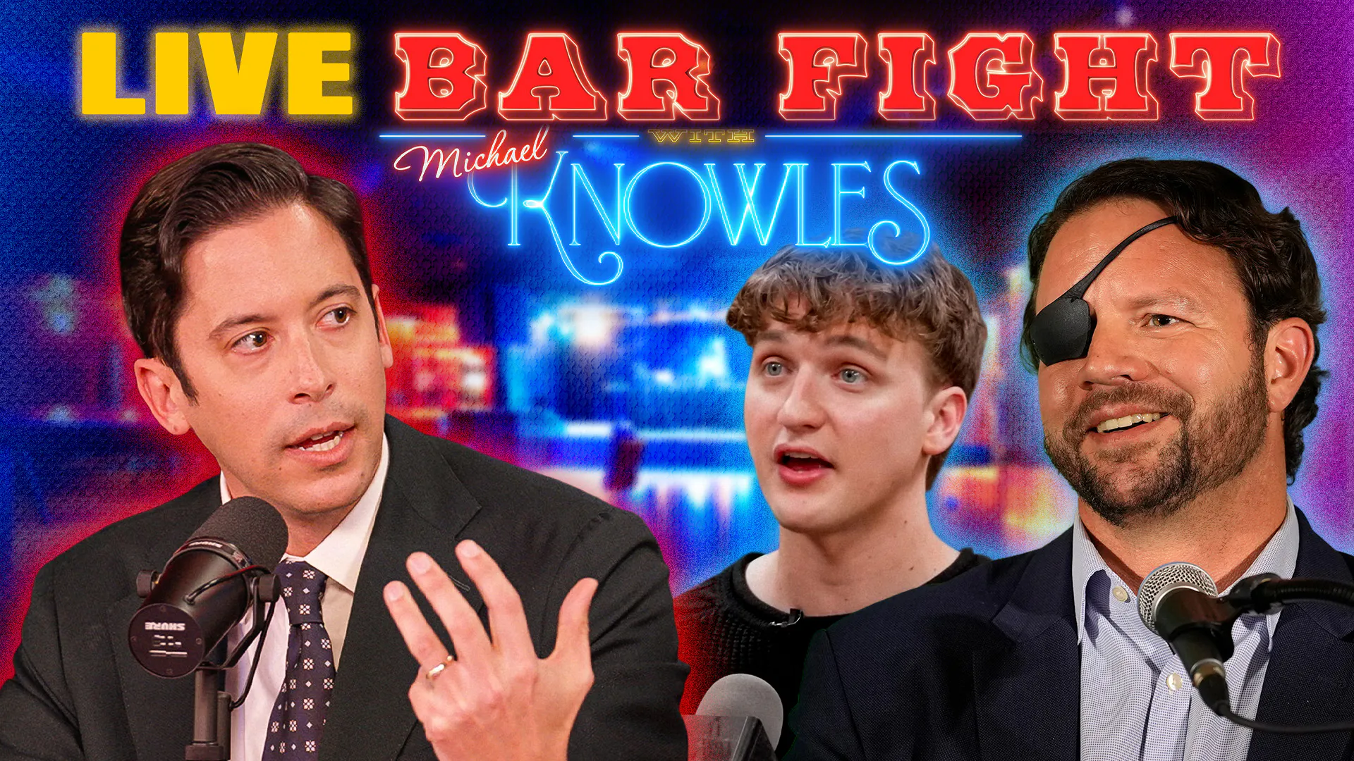 WAR in Iran BAR FIGHT | Michael Knowles Debates Dan Crenshaw & Luke Beasley