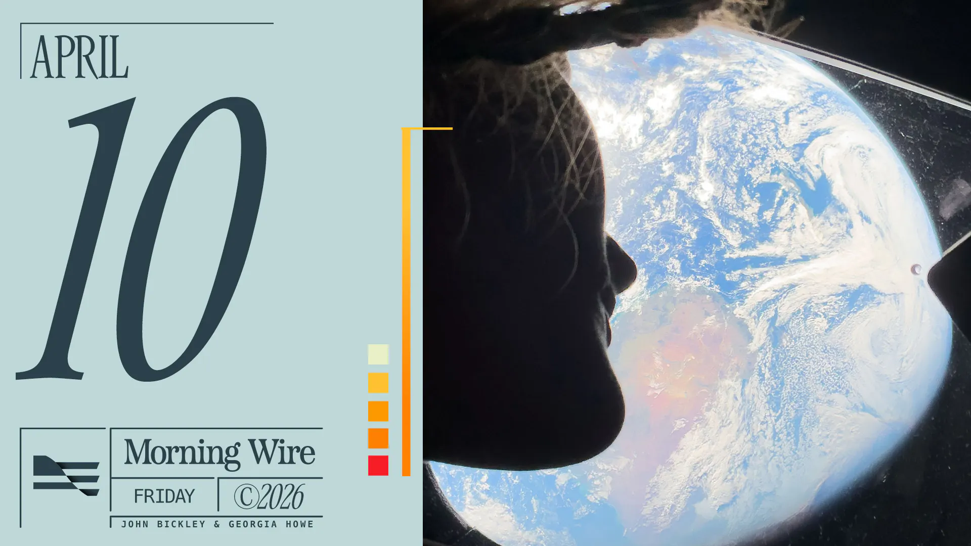 Iran Peace Talks Loom & Artemis II’s Return | 4.10.26